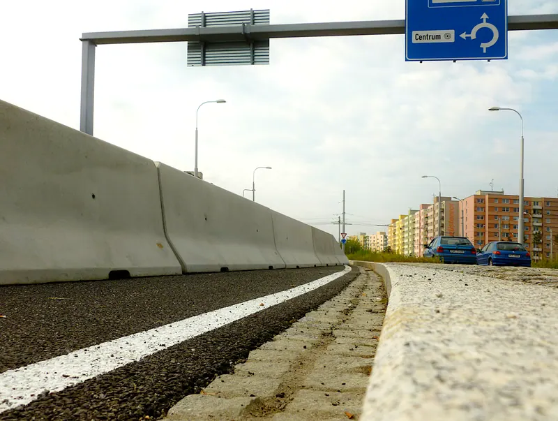 DELTA BLOC® – České Budějovice – Betonová svodidla