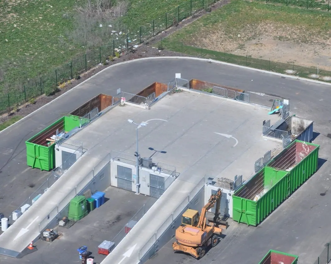 Prefabrikované sběrné dvory MODULO – Sběrný dvůr MODULO shora