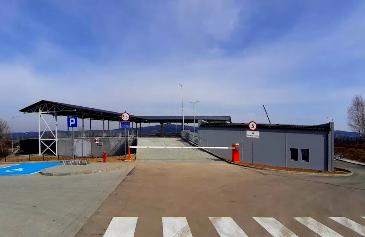 Prefabrikované sběrné dvory MODULO – Vjezd do sběrného dvora