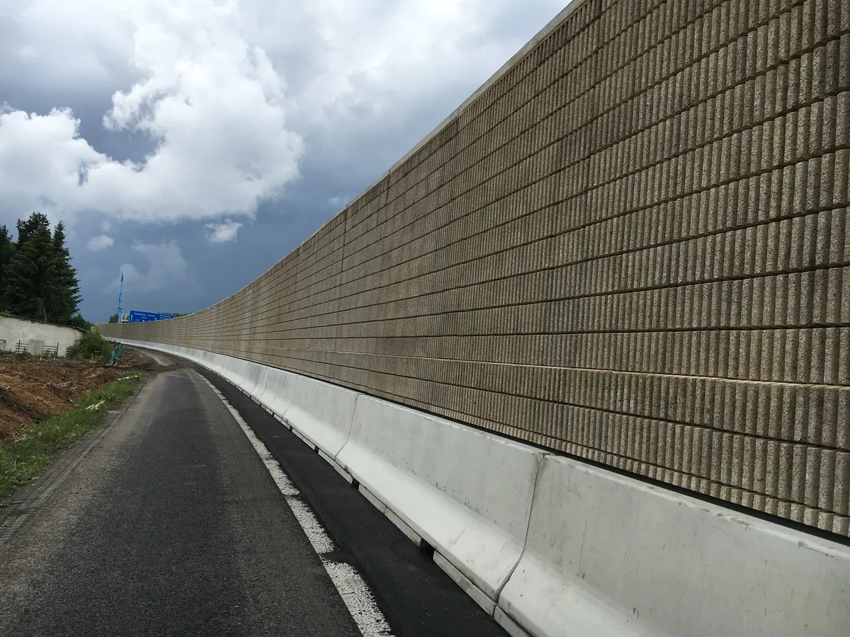 Protihlukové stěny PHONOBLOC® – A10 Německo, Postupim (fotografie 10)